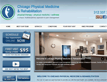 Tablet Screenshot of chicago-physicaltherapy.com